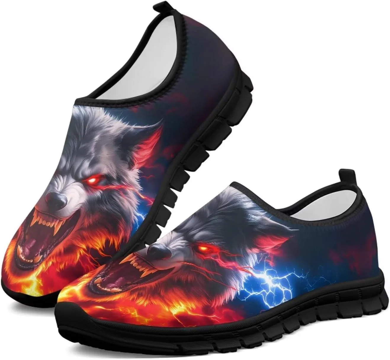 Лоферы кроссовки Slip On, Flash Wolf Quxjehoe
