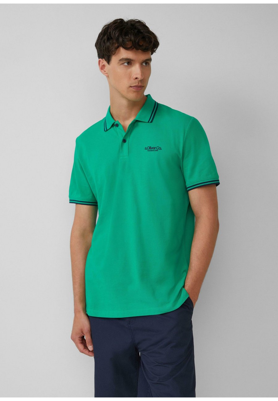 

Поло s.Oliver MIT KONTRASTDETAILS UND LOGO, Grün/Green, Зеленый, Поло s.Oliver MIT KONTRASTDETAILS UND LOGO, Grün/Green