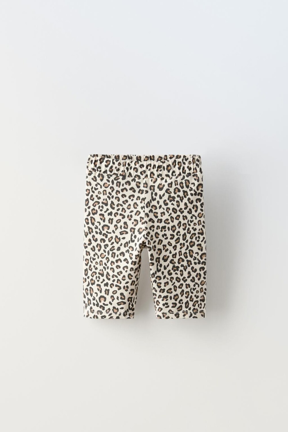 

Короткие леггинсы с животным принтом ZARA, цвет leopard