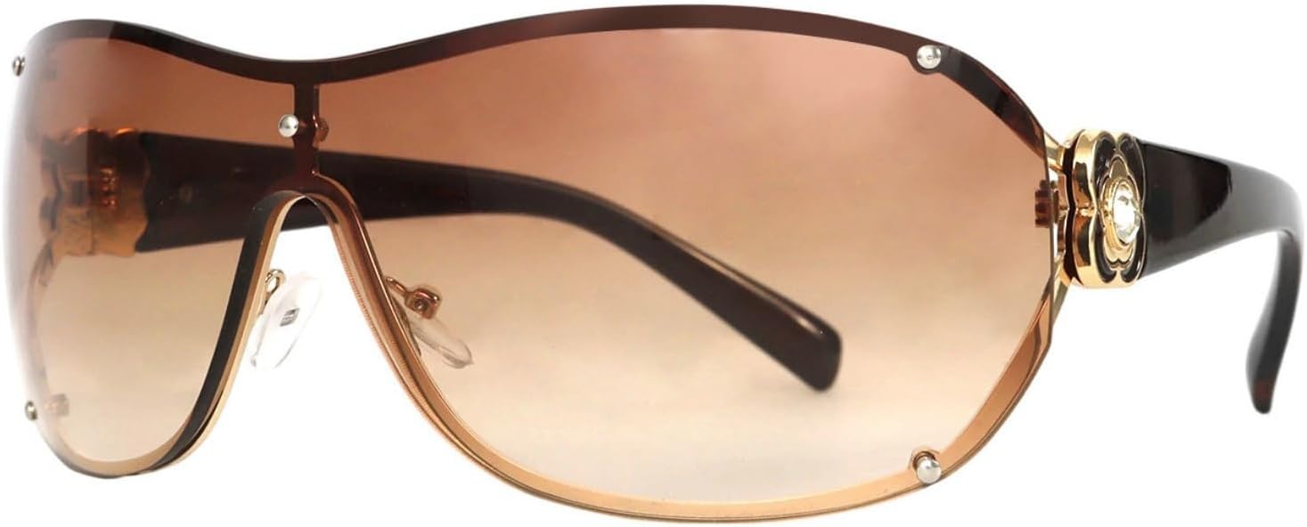 

Willochra Роскошные солнцезащитные очки большого размера с оправой в стиле Y2k, украшенные стразами, женские, без оправы, с бриллиантами, футуристические хрустальные очки, C3