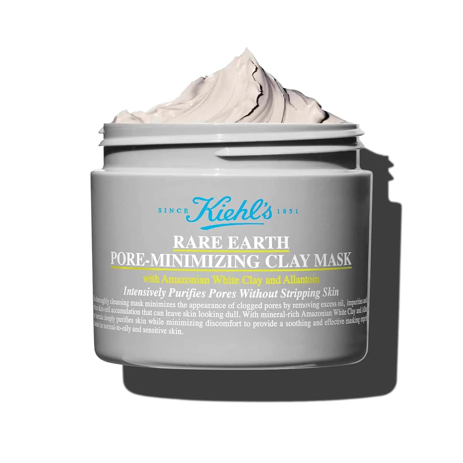 Маска для лица Kiehl's — Rare Earth Pore Minimizer с бентонитом, амазонской белой глиной и аллантоином, 120 мл