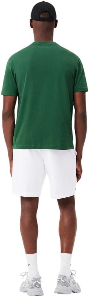 Мужские спортивные теннисные шорты Lacoste с подкладкой, White — фото 3
