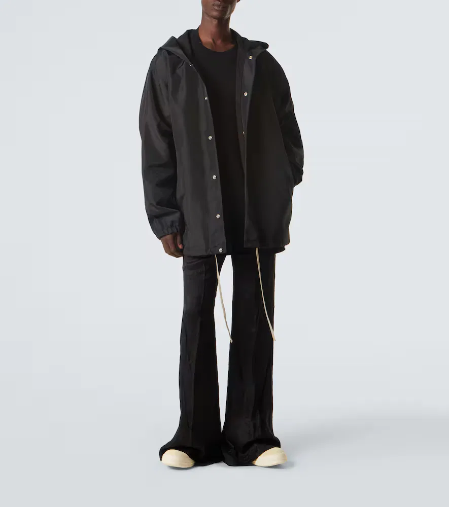 Высокие замшевые кроссовки Geobasket Rick Owens, желтый — фото 2