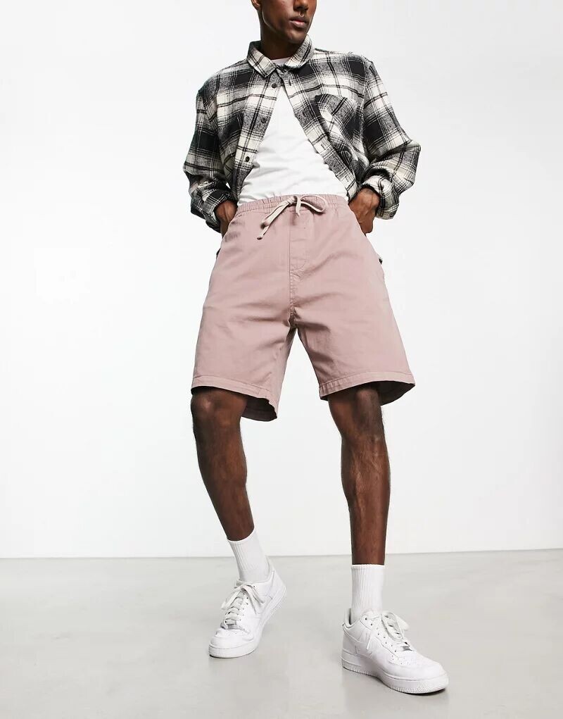 

Розовые шорты свободного кроя Carhartt WIP Lawton