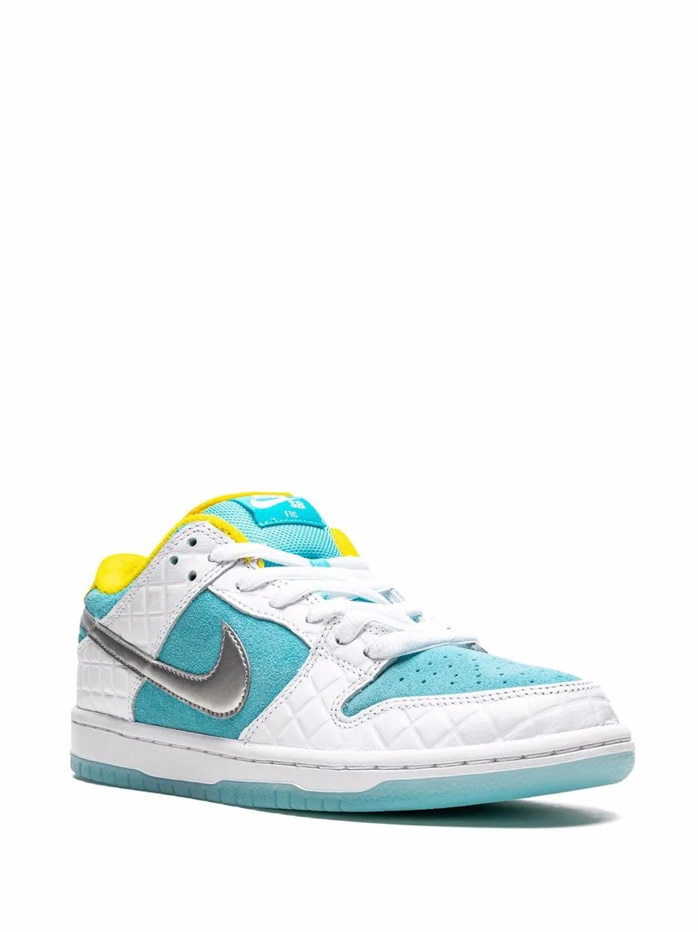 Кроссовки Dunk Low FTC Lagoon Pulse Nike, белый — фото 2