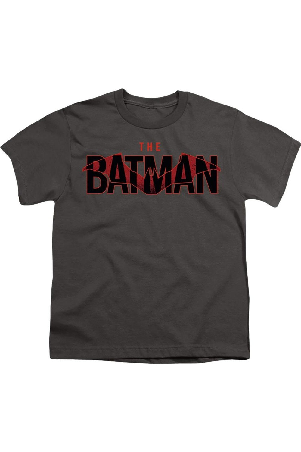 

Футболка с красным логотипом Batman для детей Gildan