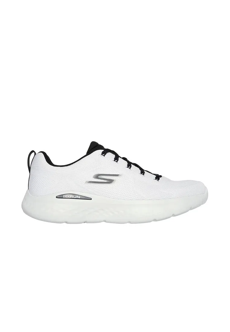 Кроссовки мужские, легкие, GO RUN LITE, Skechers, белый/черный