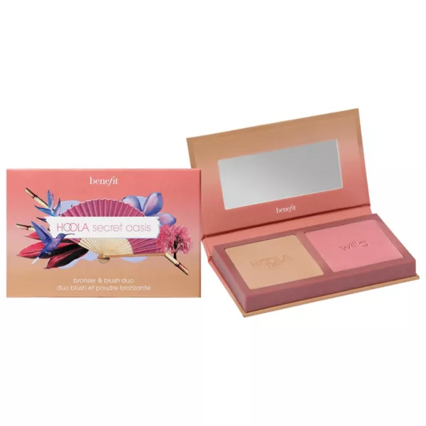 

Мини-Набор бронзаторов и румян Hoola & Wanderful World Duo Benefit Cosmetics, цвет secret oasis
