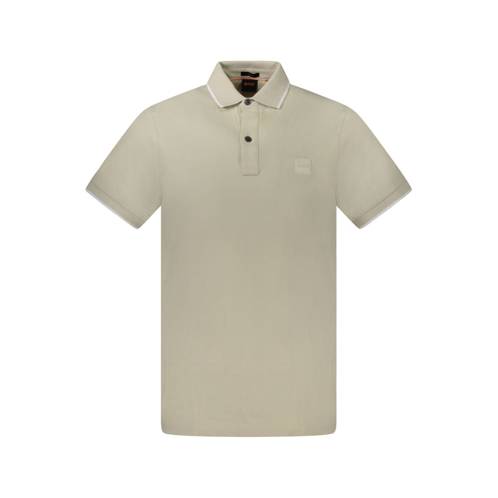 

Мужская рубашка-поло Hugo Boss Cotton Men, бежевый
