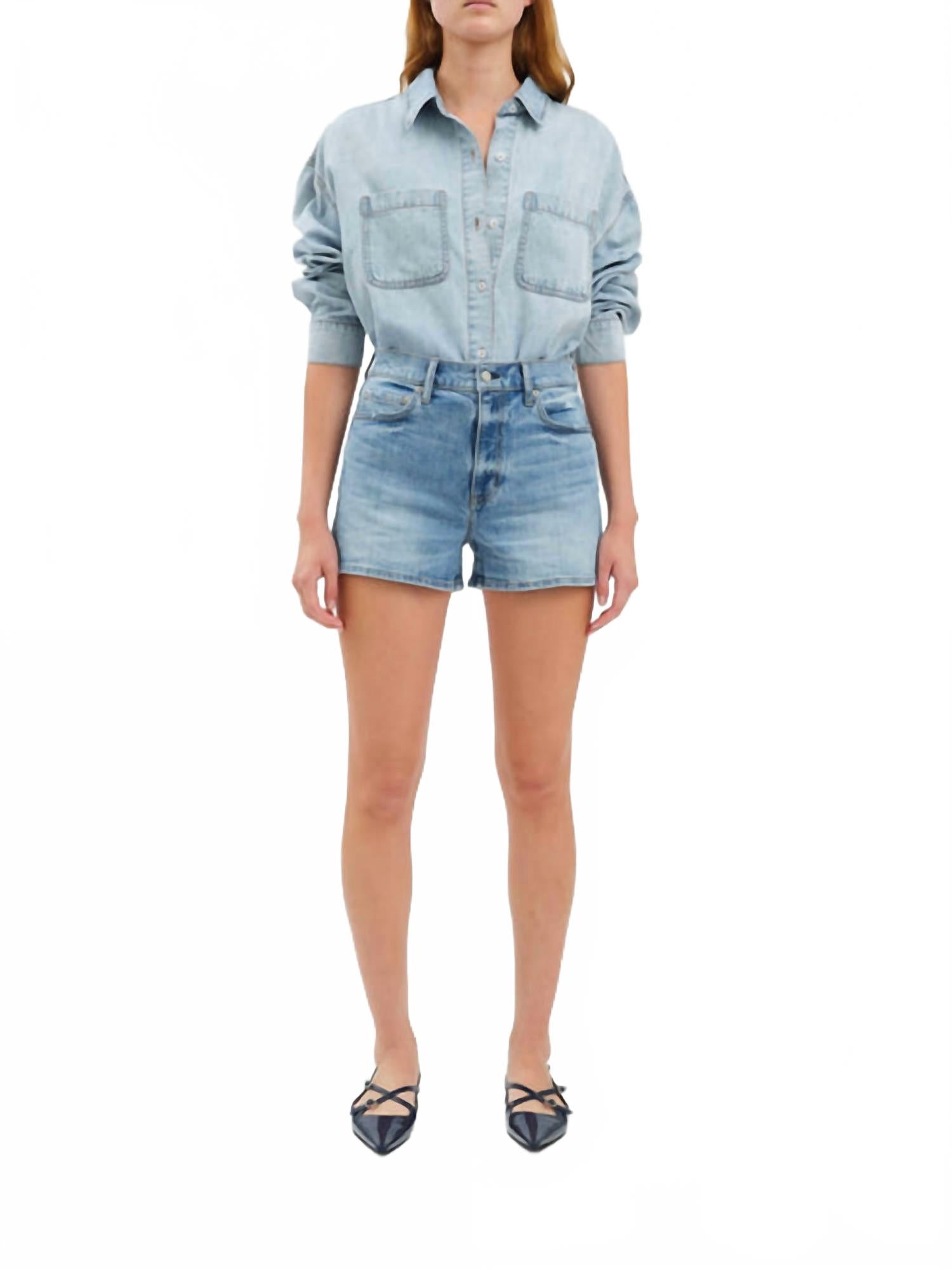 

Шорты Troublemaker с высокой талией в винтажном стиле Marina Daze, Marina Vintage