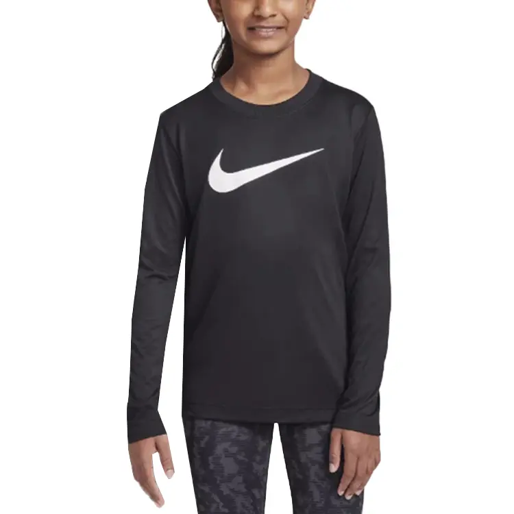 Футболка школьная Nike, черная — фото 2