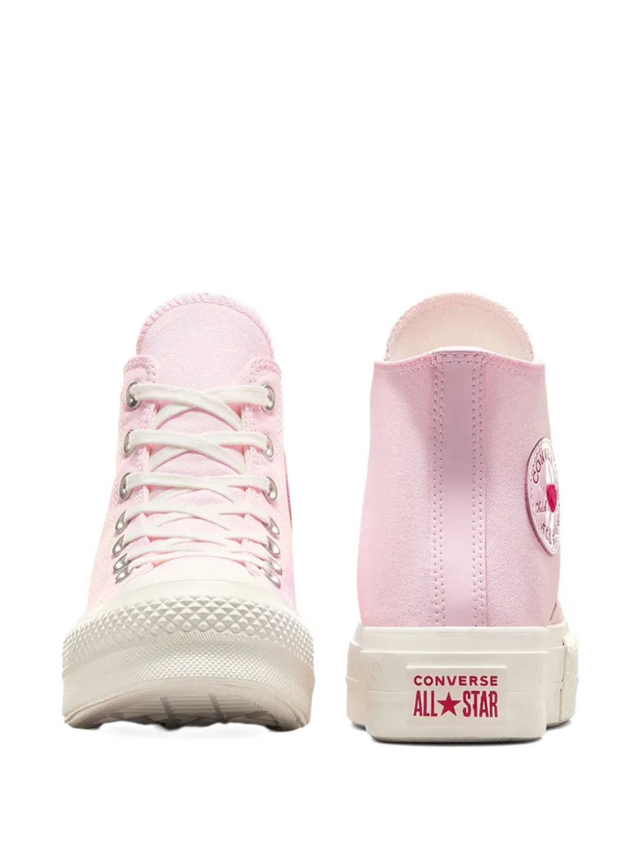 Высокие парусиновые кеды Chuck Taylor All-Star Converse, розовый — фото 3