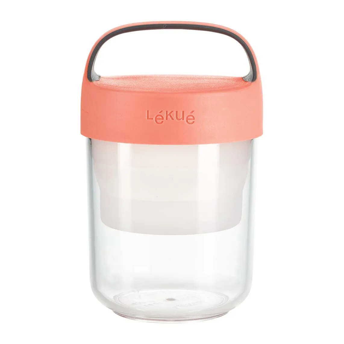 

Контейнер для еды Jar To Go Lékué, коралл