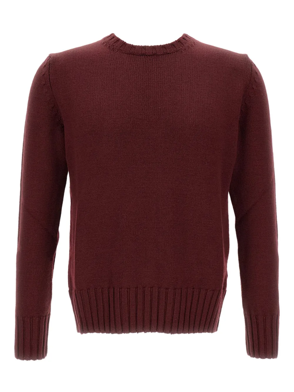 

Рифленый свитер с круглым вырезом Customer Lovers, красный