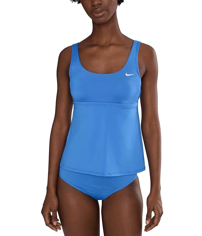 Танкини Nike Effortless Essential Scoop Neck, Blue Crystal — фото 2