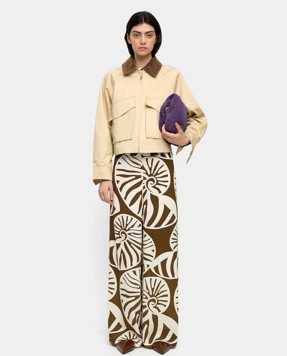 

Женские свободные брюки из 100% вискозы с принтом Parfois, мультиколор