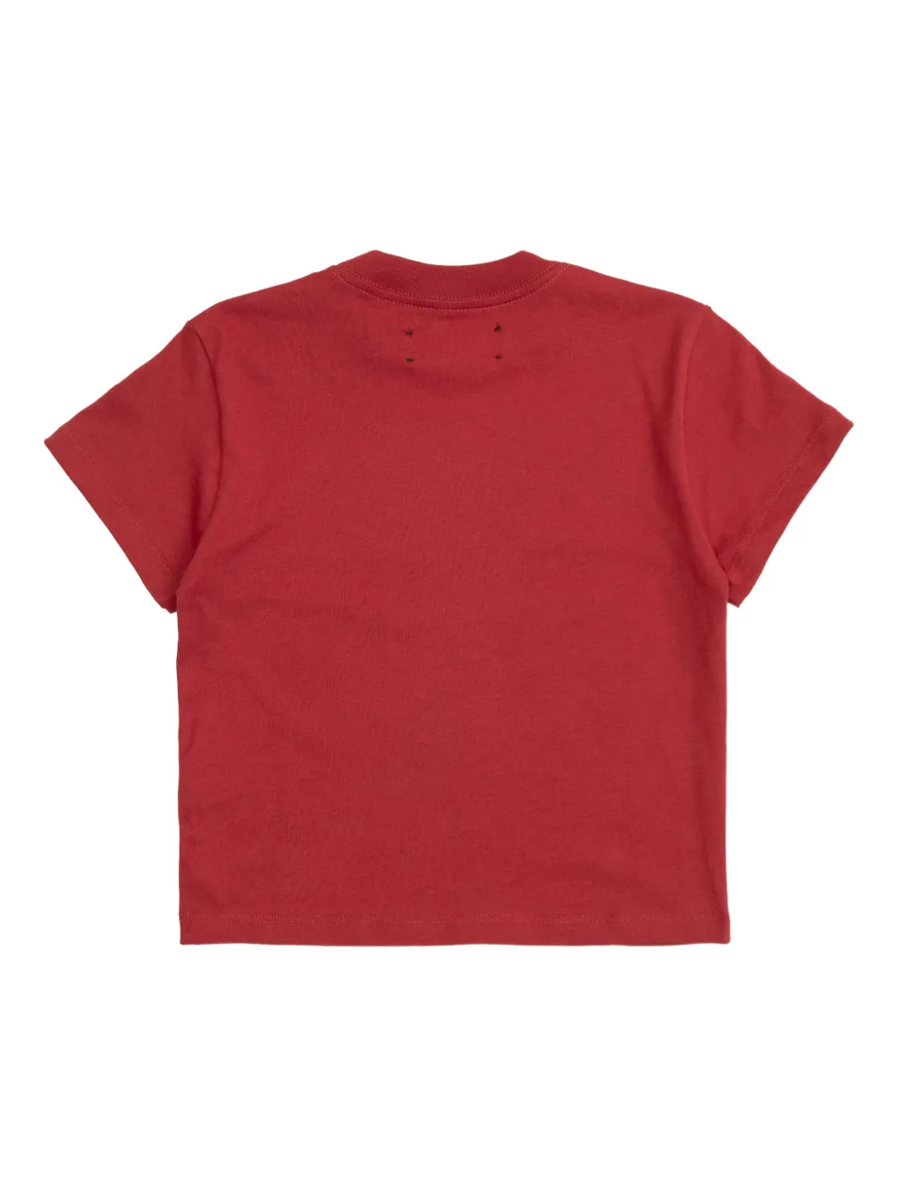 Футболка с графическим рисунком и стразами Amiri Kids, красный — фото 2