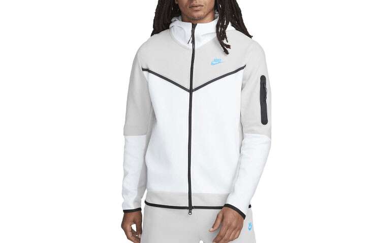 

Толстовка с капюшоном из флиса Sportswear Tech Nike, белый