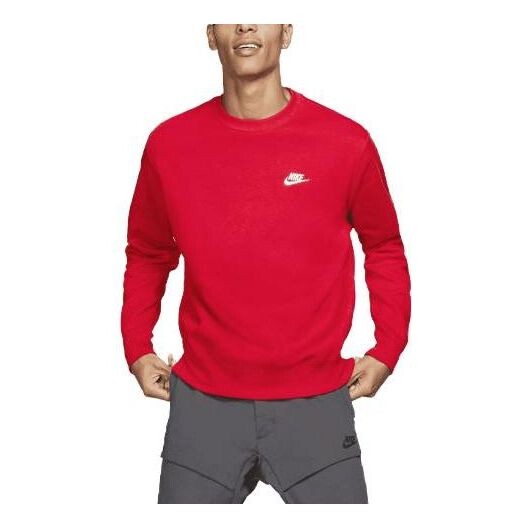 

Толстовка Nike Sportswear Club Fleece Crewneck 'University Red White', красный