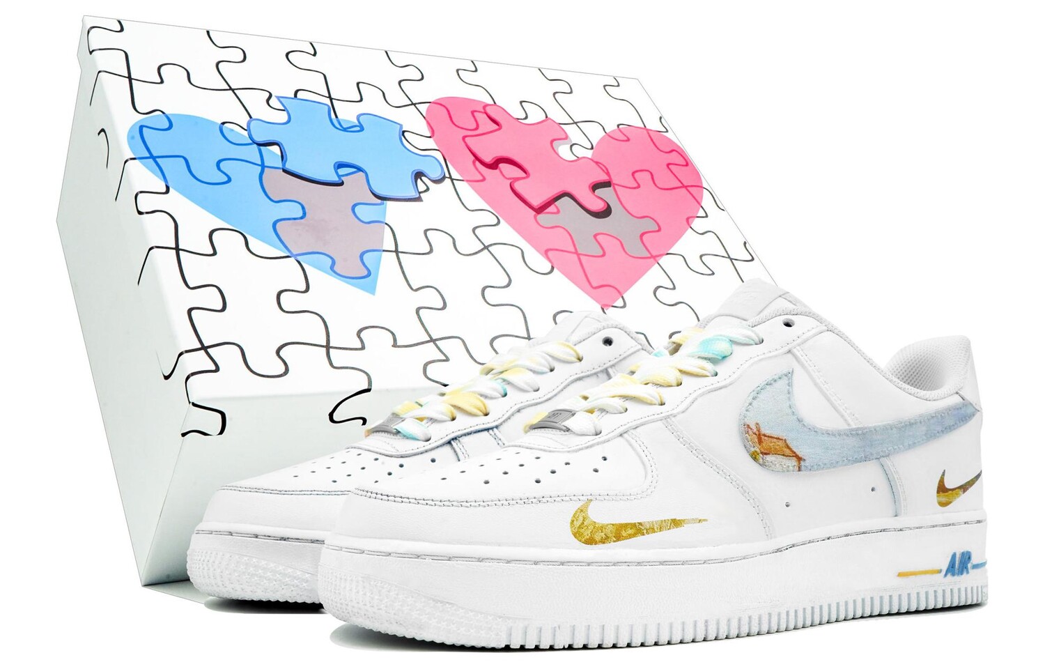 

Мужские кроссовки для скейтбординга Nike Air Force 1, White