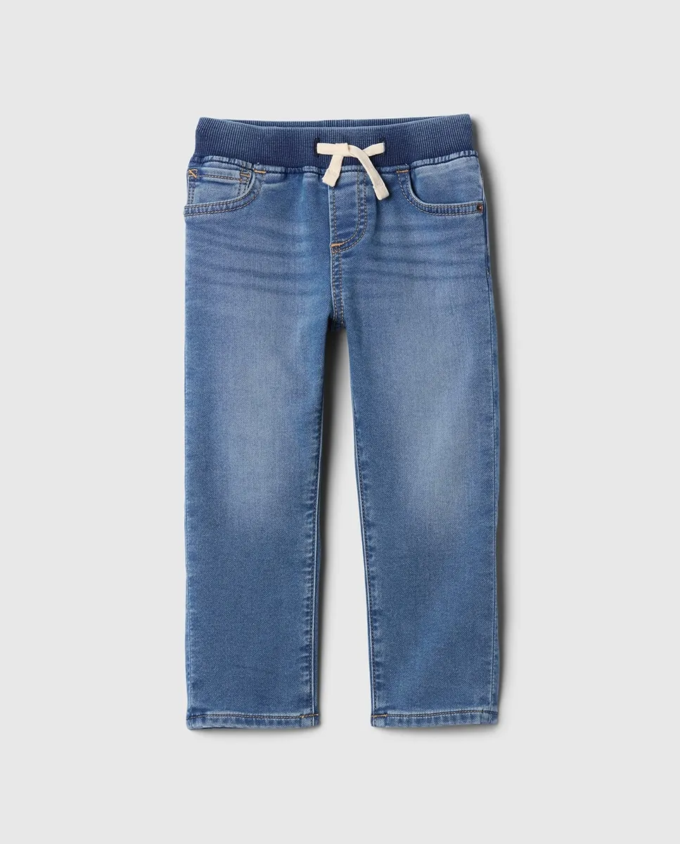 

Джинсы для младенцев с эластичным поясом Gap, синий