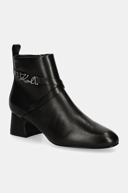 BONNIE кожаные ботильоны Karl Lagerfeld, черный