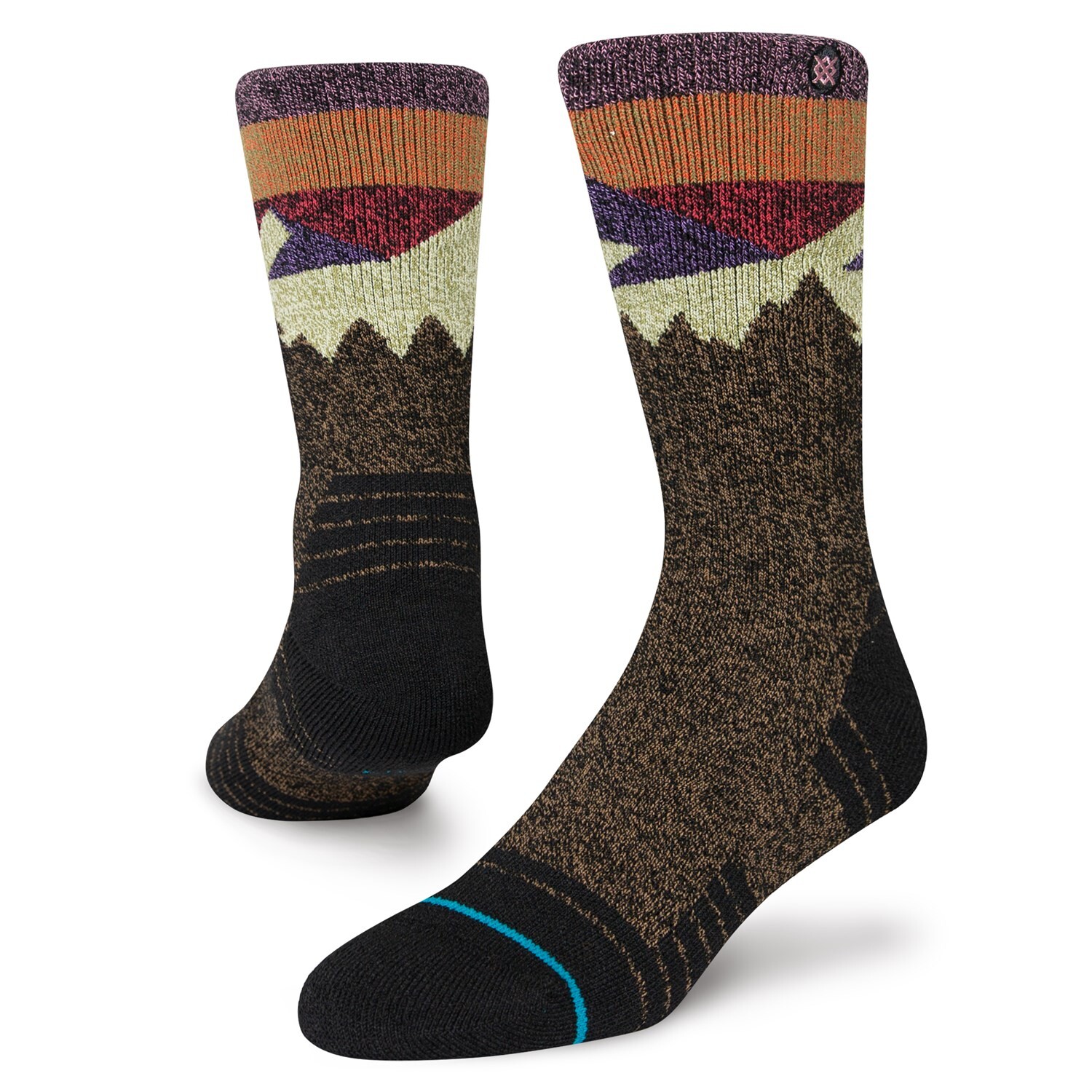 

Носки Stance Divided, цвет Black/Brown