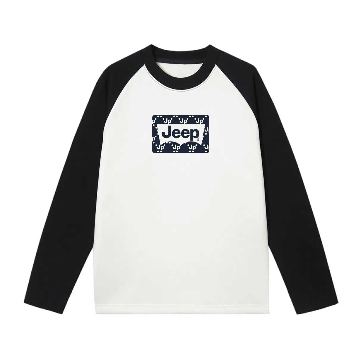 Свитшот детский Grade School с круглым вырезом Moderate Jeep, Black White