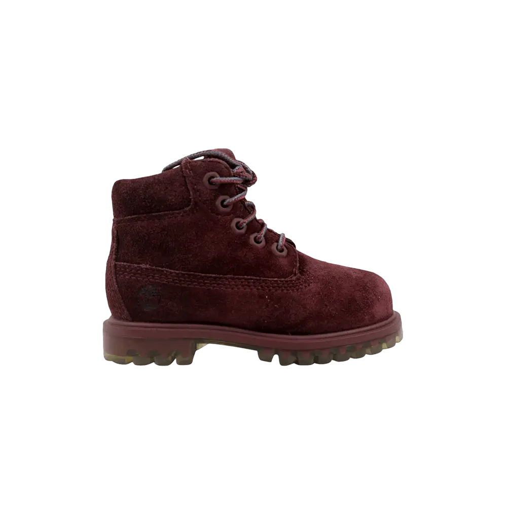 

Ботинки 6 Inch Premium Suede Toddler Timberland, красный