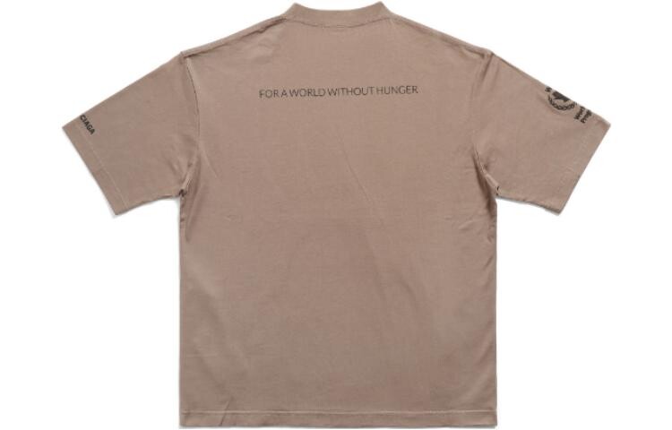 Футболка мужская Balenciaga X WFP мужская хаки , хаки — фото 2