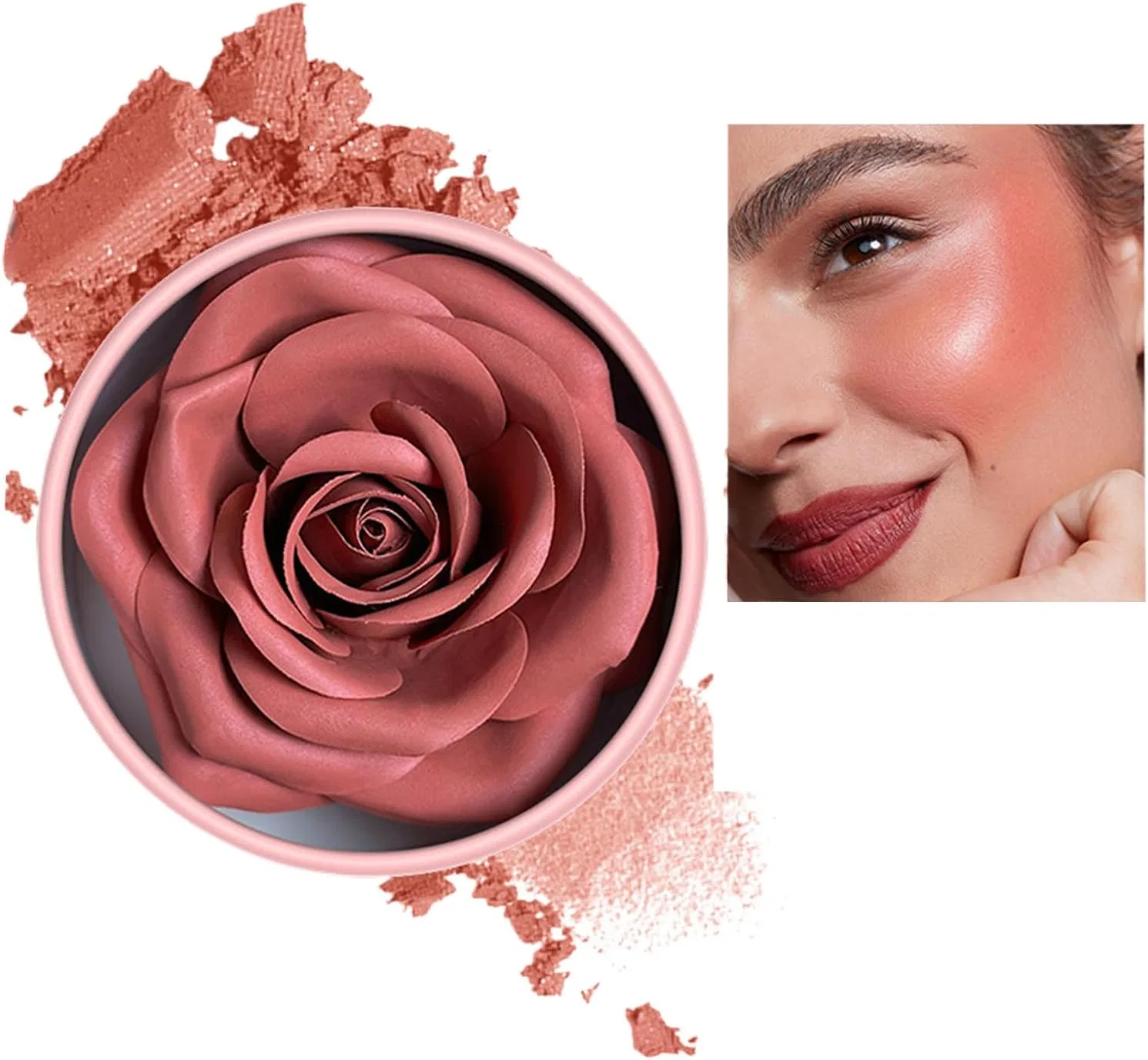 Румяна 3D Rose Blush, 10 мл, оттенок 4# — фото 2