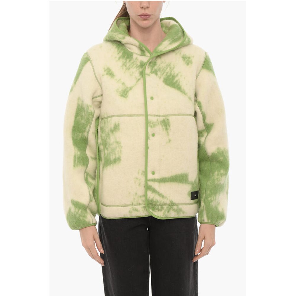 

Зеленые шерстяные куртки и пальто Y-3, Green