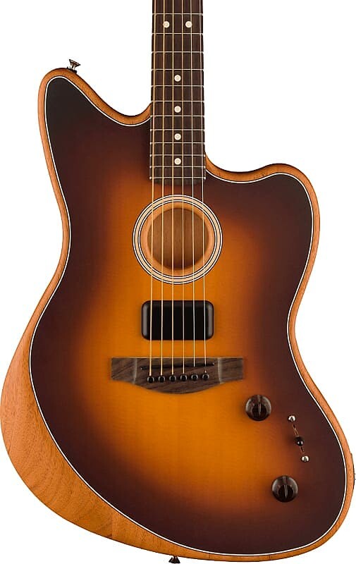 

Акустическая гитара Fender Acoustasonic Player Jazzmaster Acoustic Electric Guitar. Rosewood Fingerboard, 2-Color Sunburst