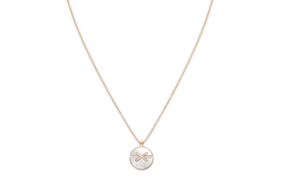 

Chaumet 18-каратное розовое золото ожерелье женское