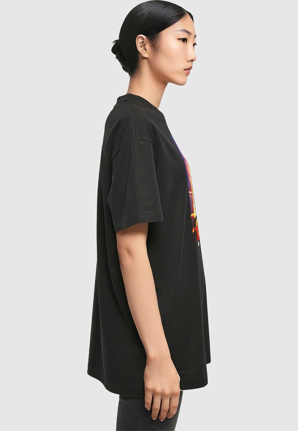 

Футболка с принтом BUSH RAZORBLADE SUITCASE OVERSIZED TEE Merchcode, черный