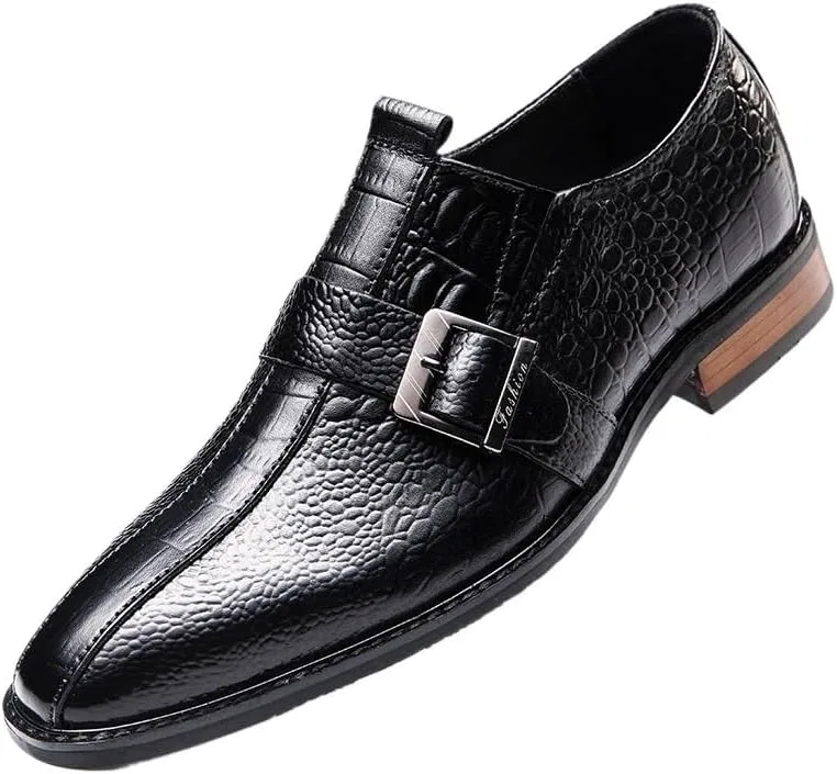 Лоферы кожаные Men's Slip-On Loafers, Black KswyyuwxgqI