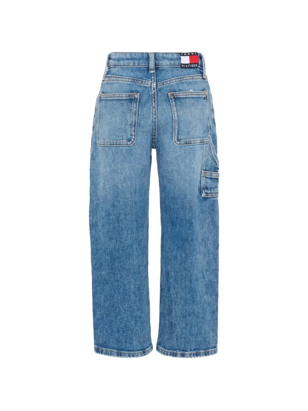 Карманные рабочие джинсы Tommy Hilfiger Junior, синий — фото 2