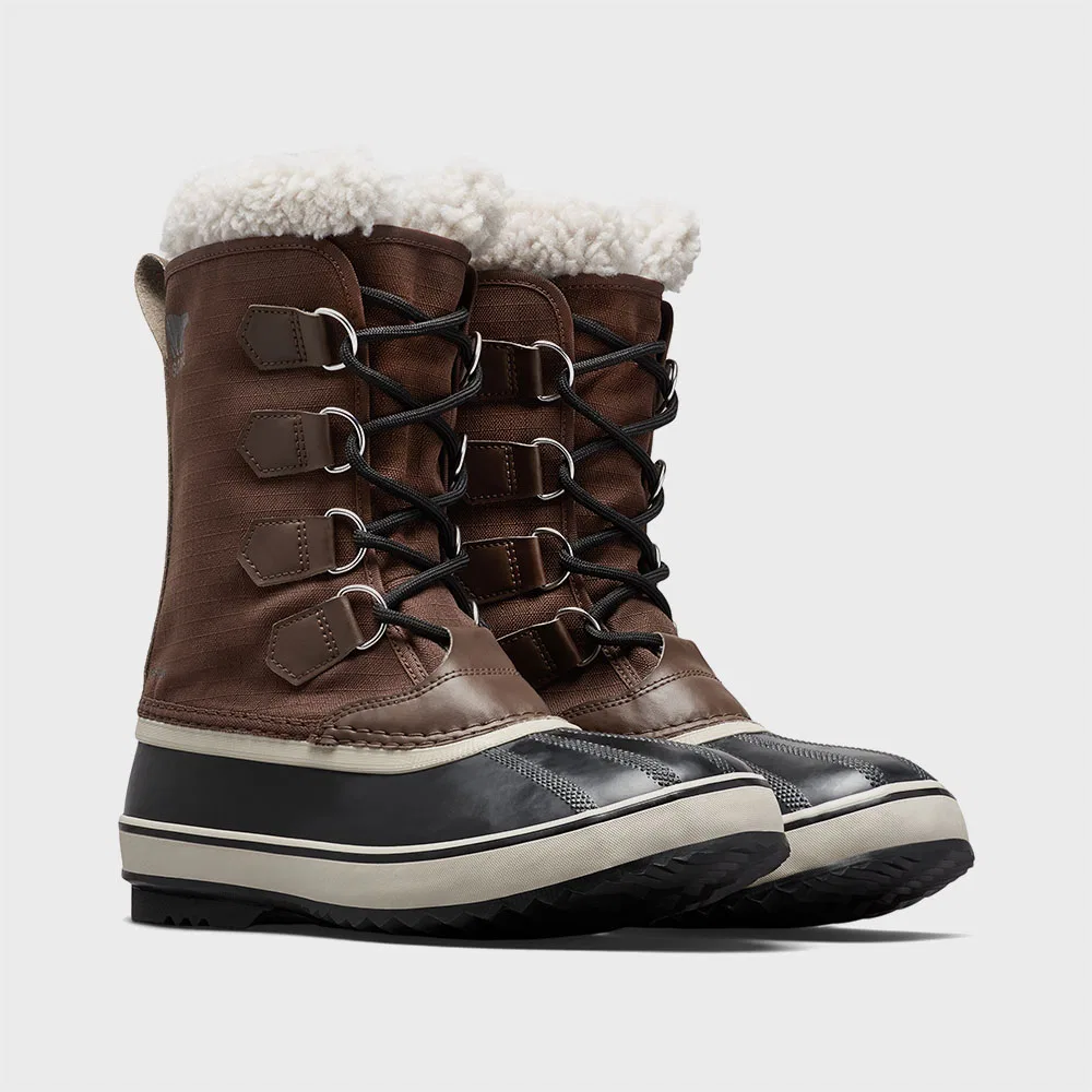 Мужские зимние ботинки 1964 Pac Nylon WP табачно-чёрные от Sorel