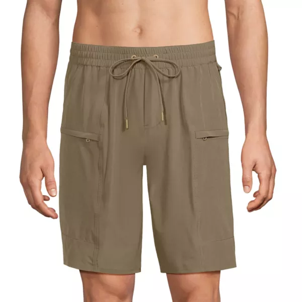 

Мужские складные плавки-карго длиной 23 см Lands' End, цвет rich khaki