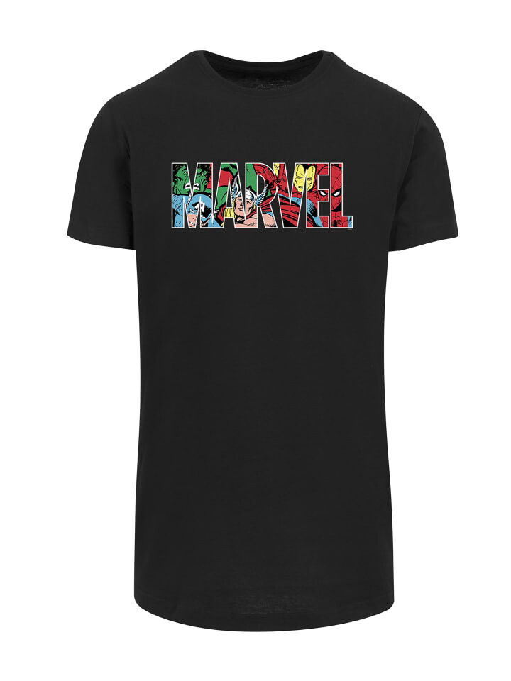 

Футболка F4NT4STIC Marvel Avengers Logo Characters, черный
