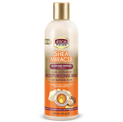 

African Pride, Увлажняющее молочко Shea Miracle Curl Activator для натуральных волос, 355 мл