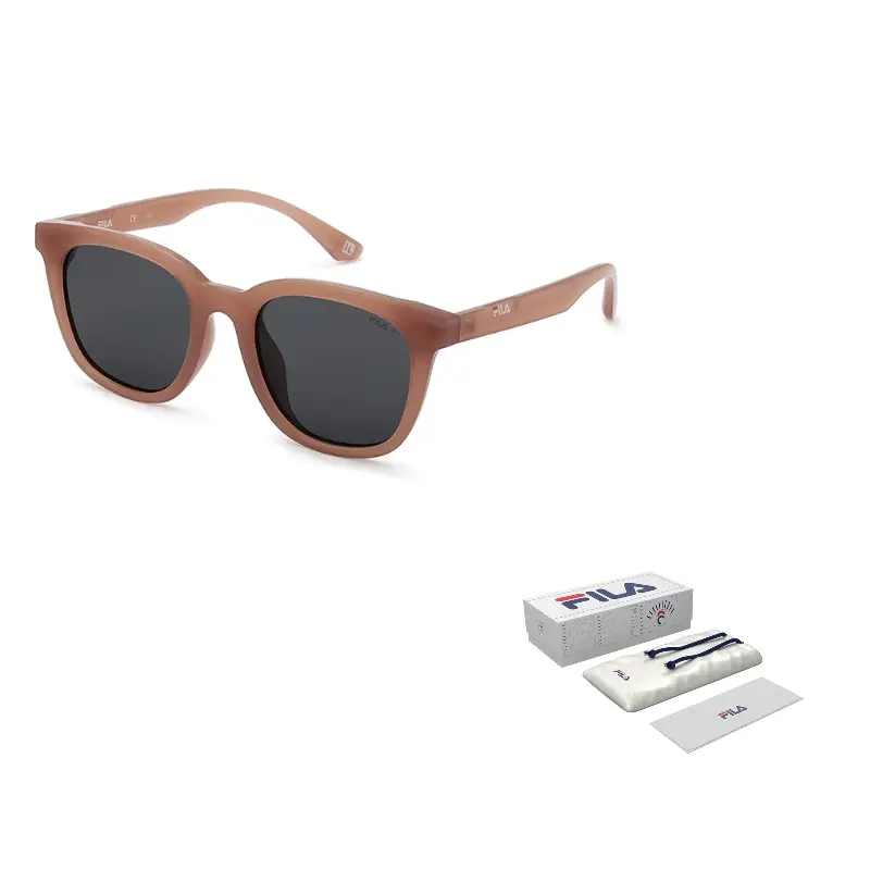 

FILA Пластиковые квадратные солнцезащитные очки TR/Memory унисекс, 0W11 Light Pink