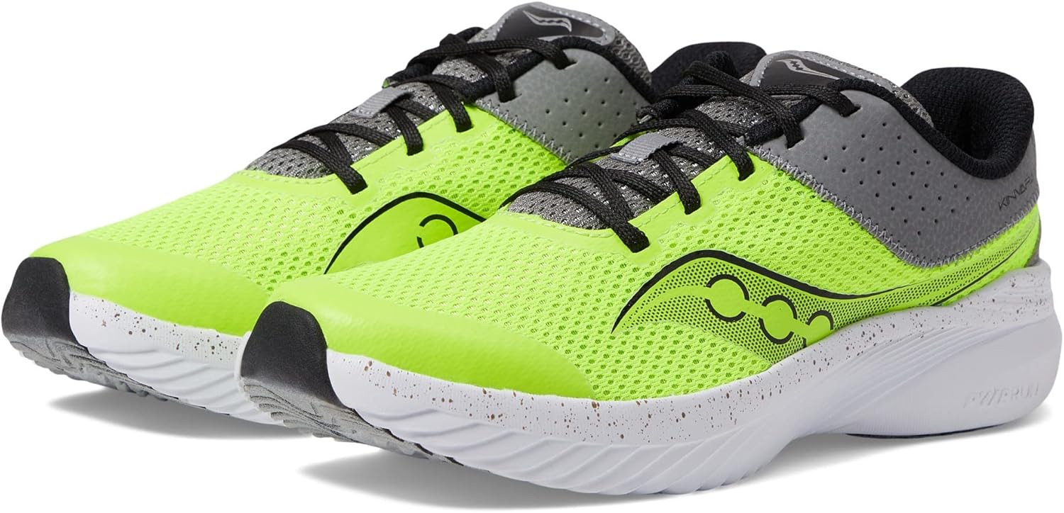 

Детские кроссовки Saucony Kinvara 14 унисекс от шнуровки до носка, серый