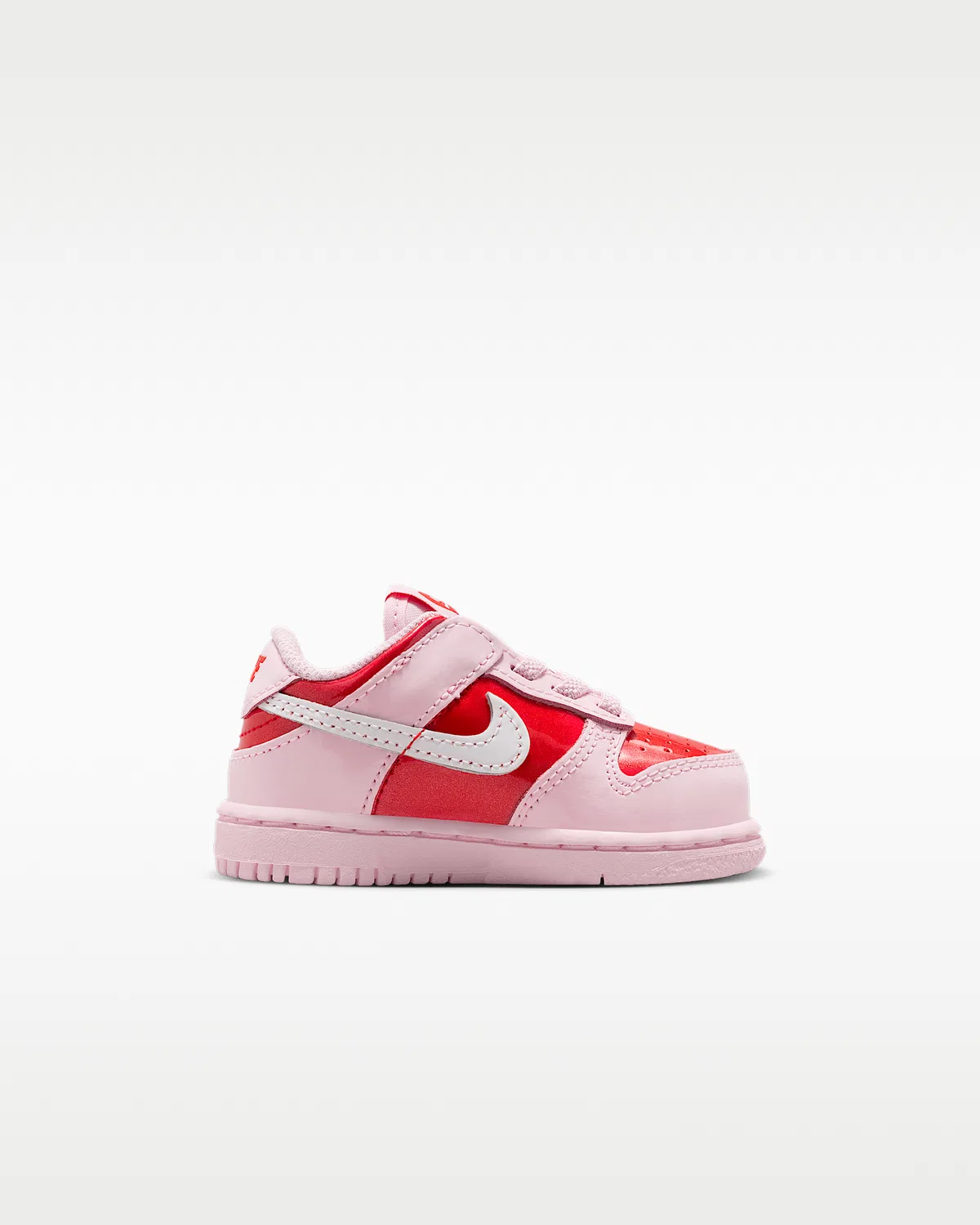 Кроссовки Nike Dunk Low для малышей, Pink Foam/Light Crimson/Summit White — фото 3