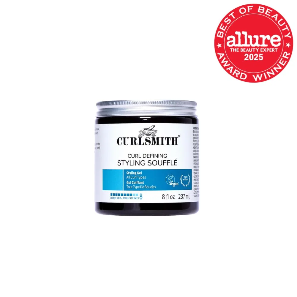 CURLSMITH - Средство для укладки локонов Curl Defining Styling Soufflé - Веганский гель для укладки средней фиксации 237 мл (1 шт.) — фото 2