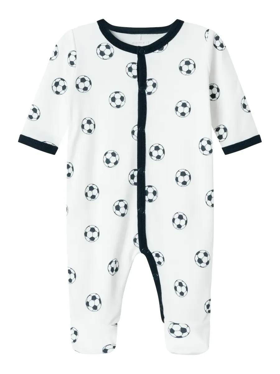 

Name It Пижама "NBMNIGHTSUIT W/F FOOTBALL NOOS", белый