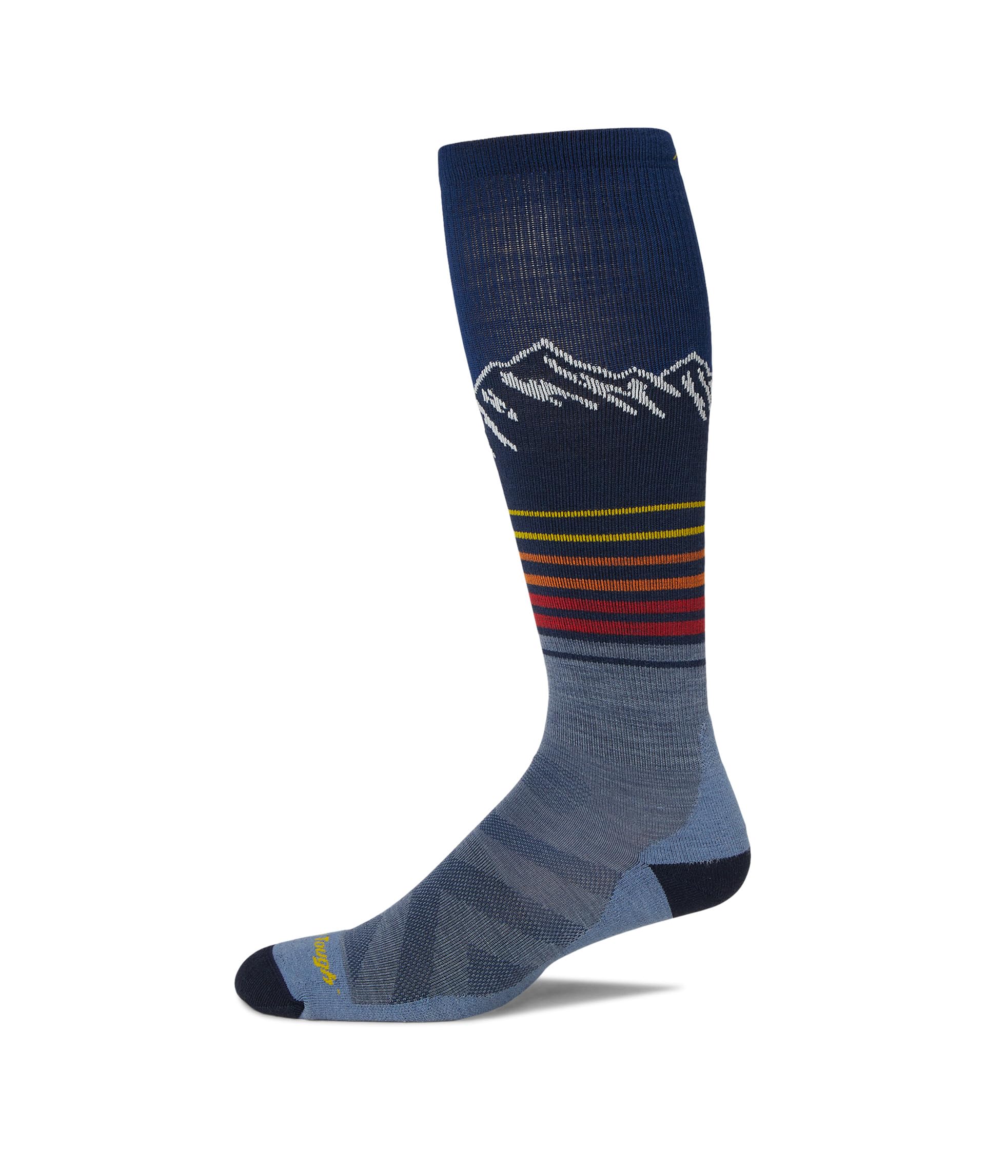 

Носки Darn Tough Vermont Steep Lines OTC Lightweight with Cushion, цвет Eclipse