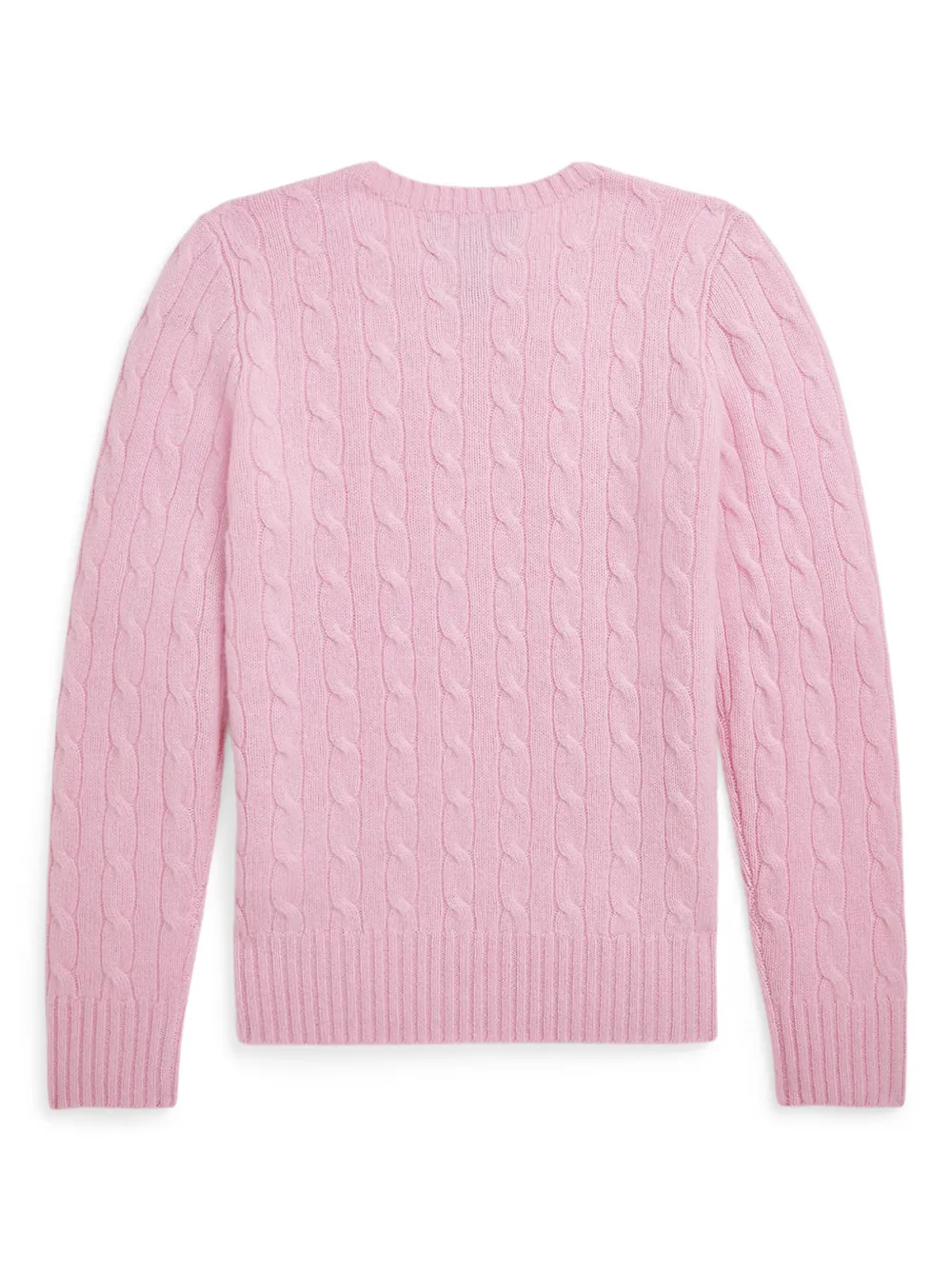 Джемпер фактурной вязки POLO RALPH LAUREN KIDS, розовый — фото 2