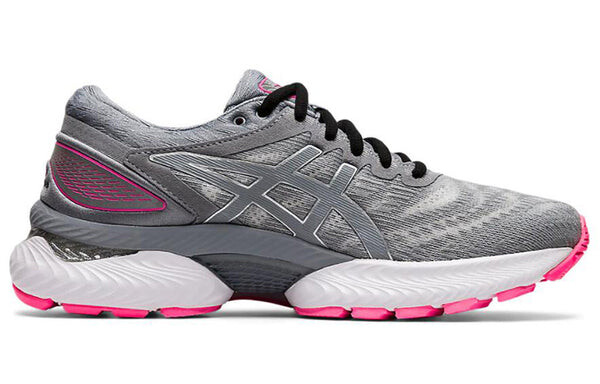 Кроссовки гелевые нимбус 22 облегченный показ Asics, розовый — фото 2