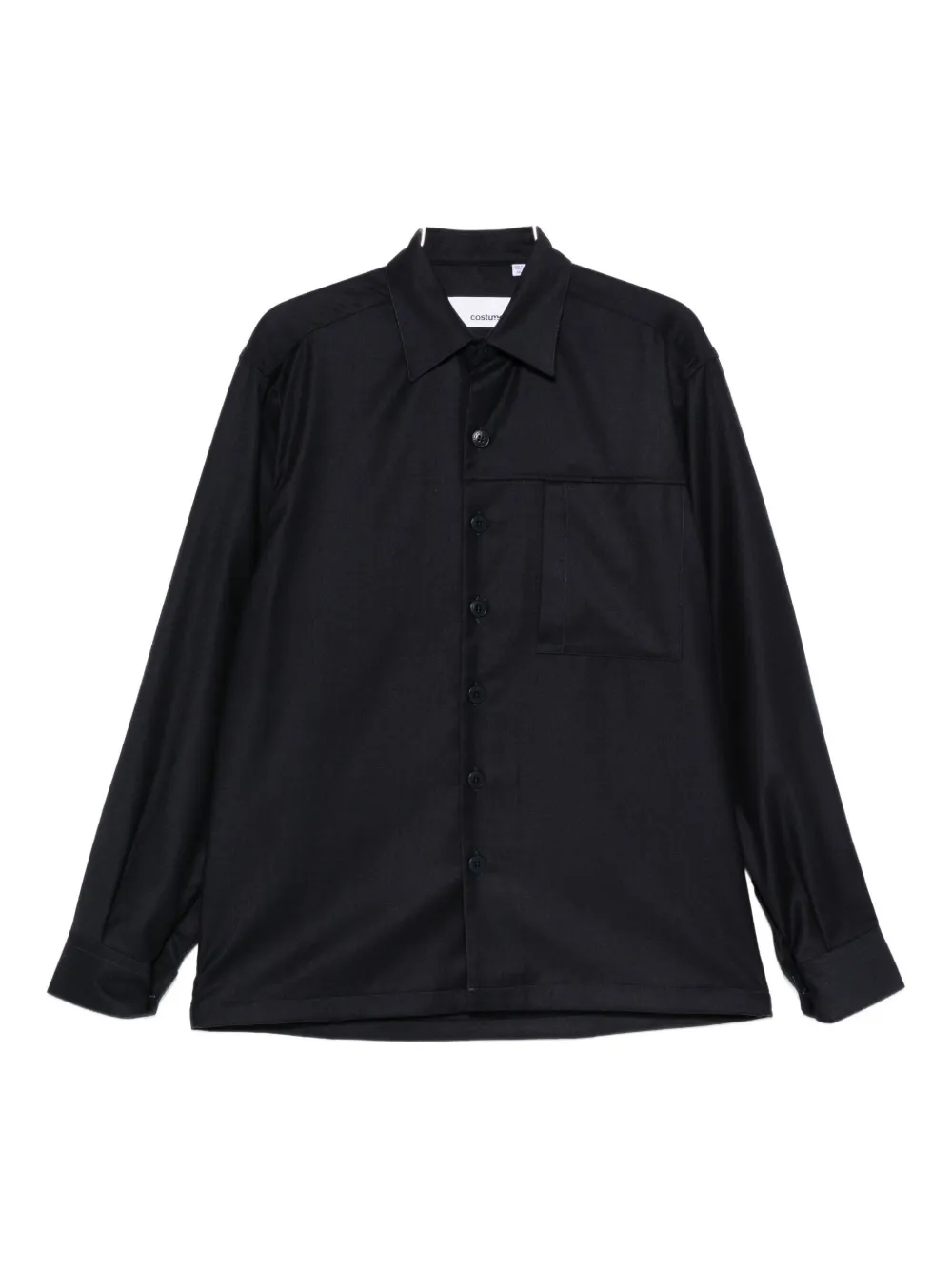 

Шерстяная рубашка Costumein, синий